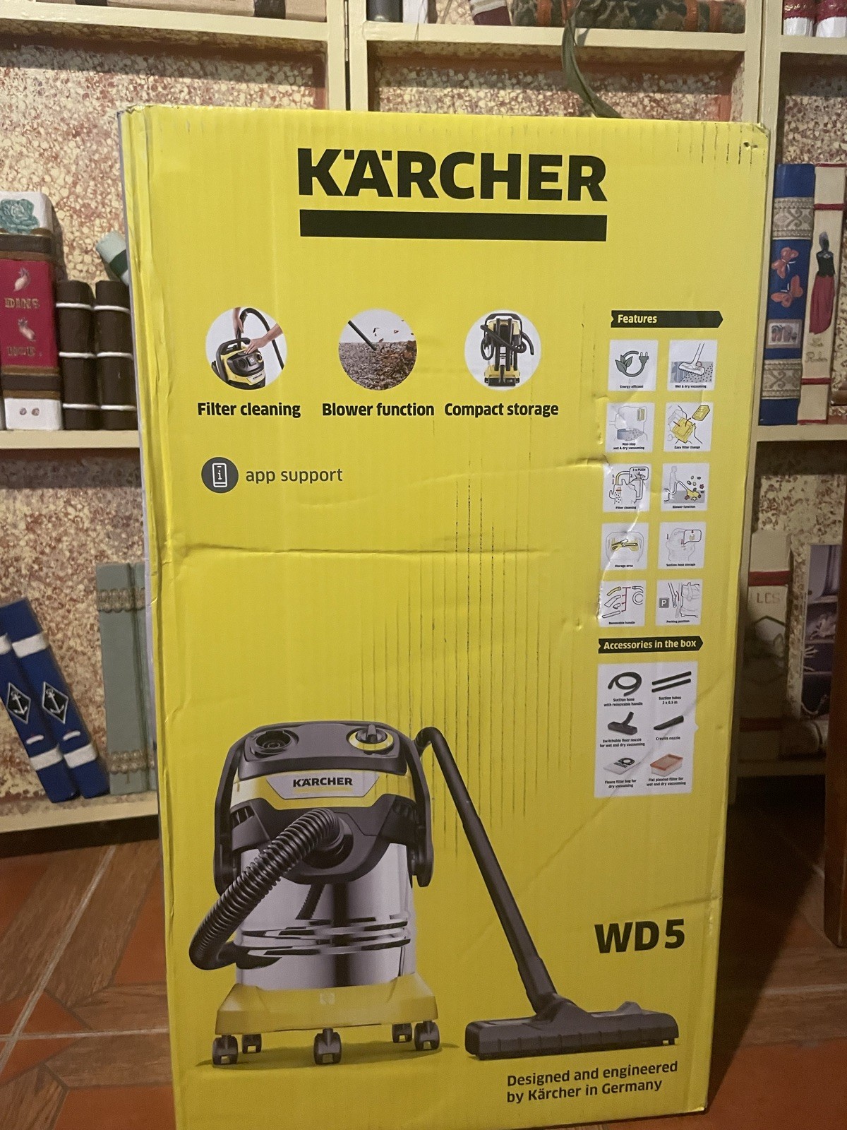 Karcher Aspirateur/ Souffleur Eau/poussiere WD5